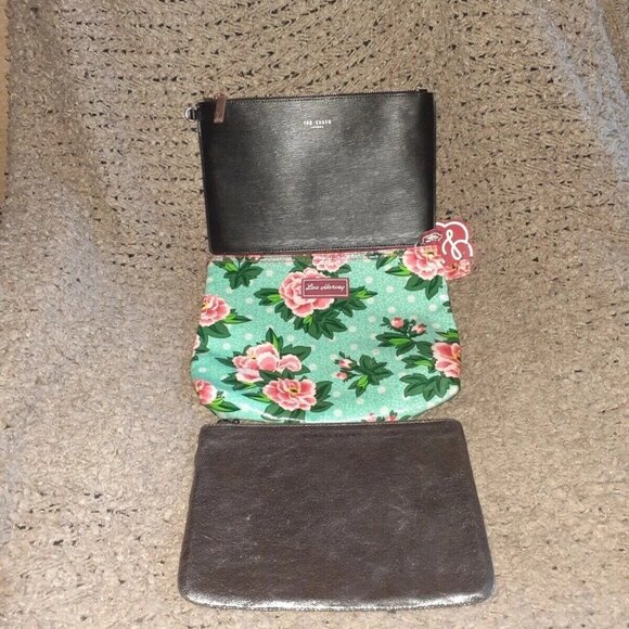Lot of 3 Pouches-TED BAKER, MARC JACOBS & LOU HARVEY-All In Excellent/Near Mint - Picture 1 of 10